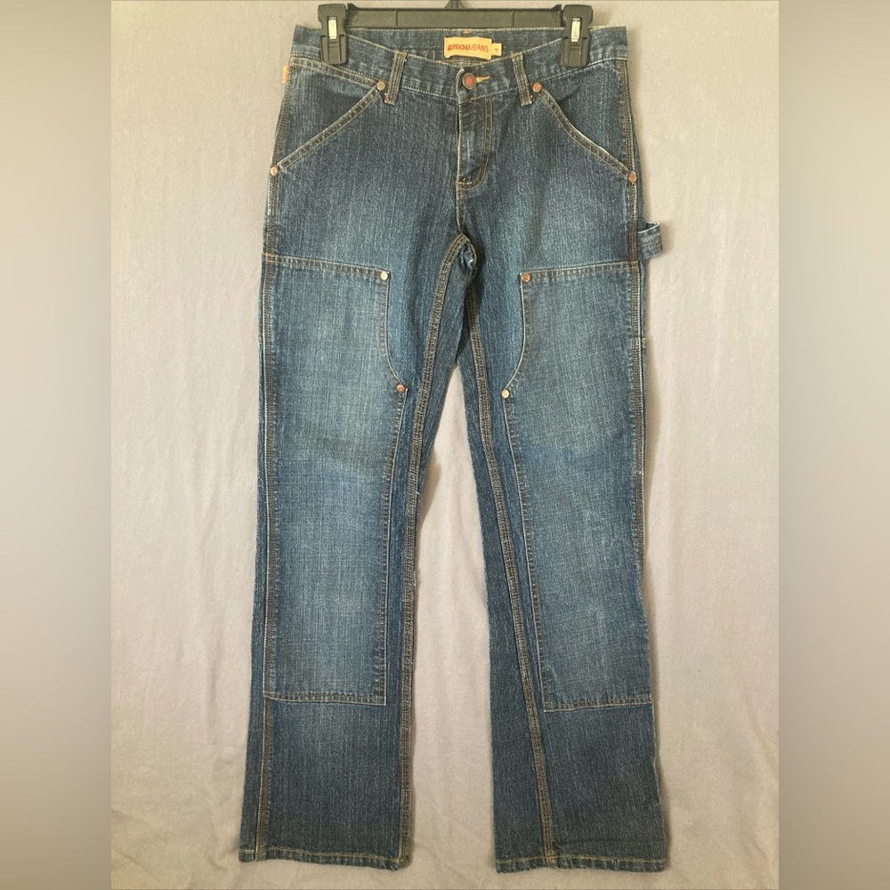 Bisou Women's Size 4 Double Knee Carpenter Jeans